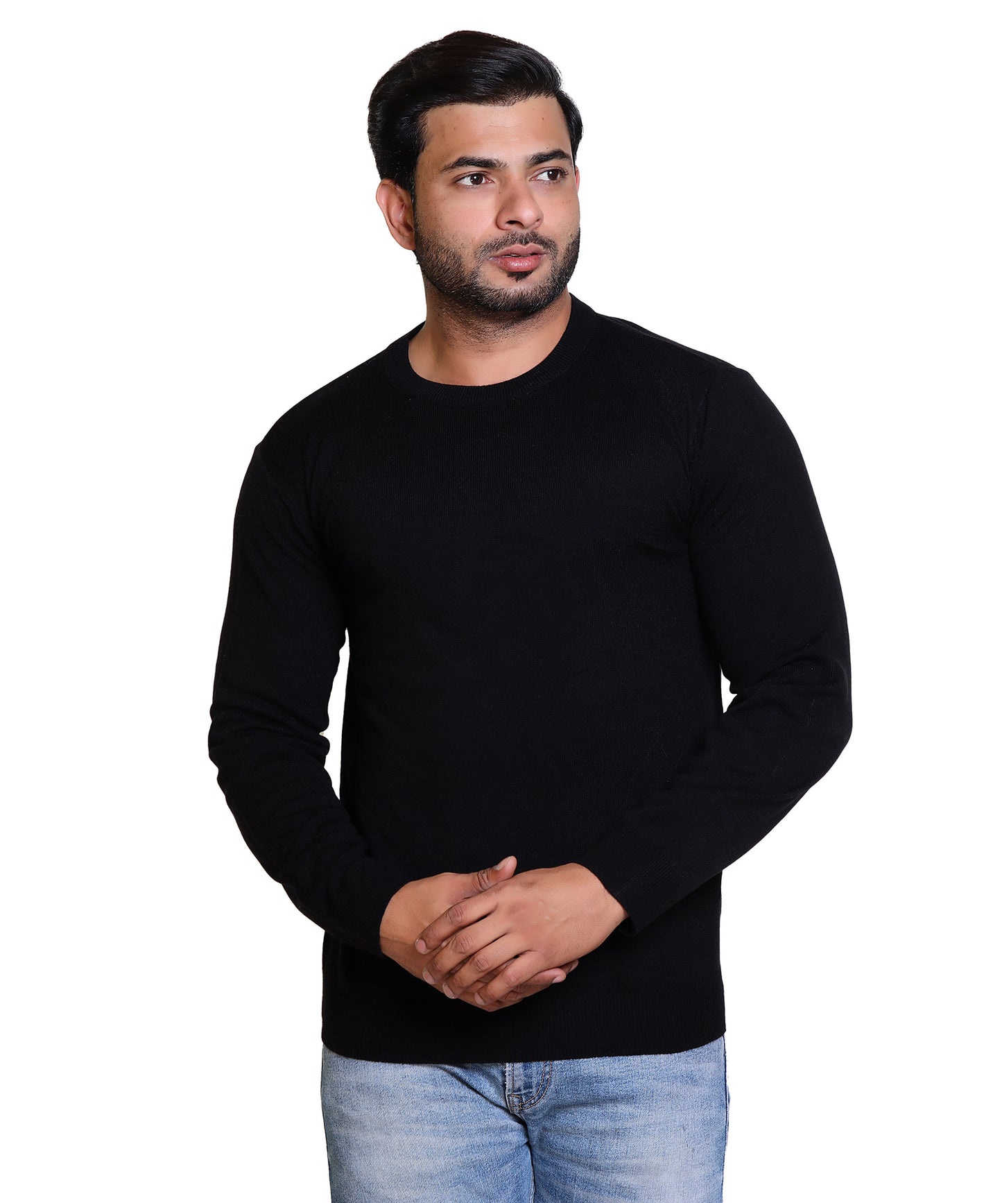 Men Round Neck Full Sleeves Sweater | 100% Acrylic Men Pullovers and Cardigans