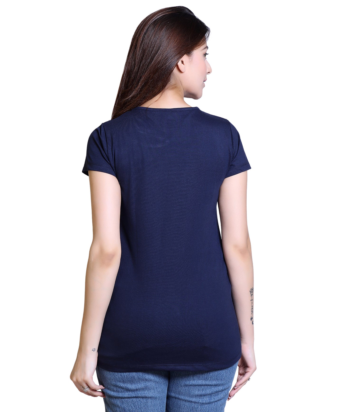 Women Love Always Win Cotton Blend Round Neck Half Sleeves T-Shirt