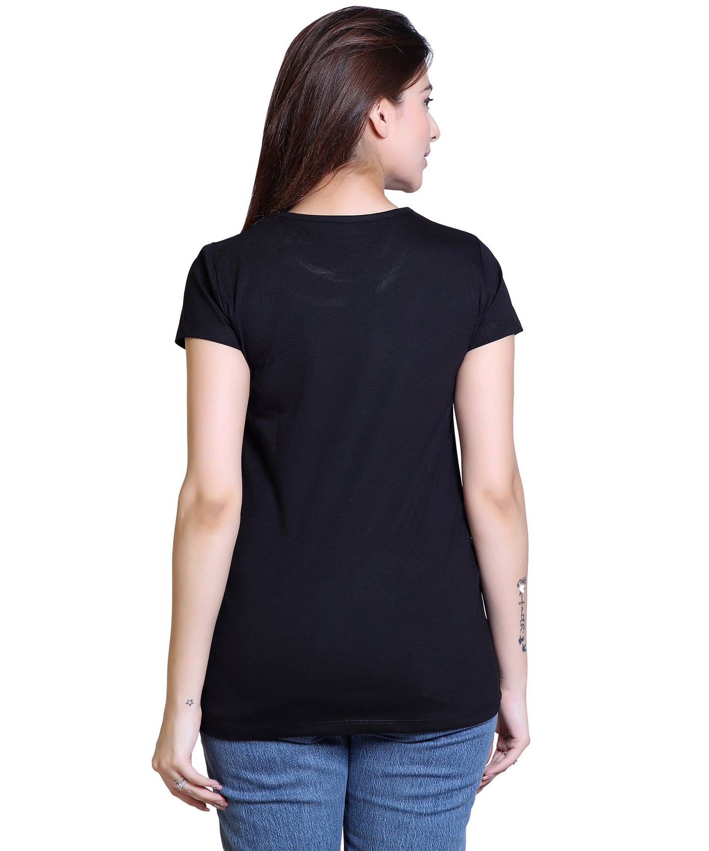 Women Love Always Win Cotton Blend Round Neck Half Sleeves T-Shirt