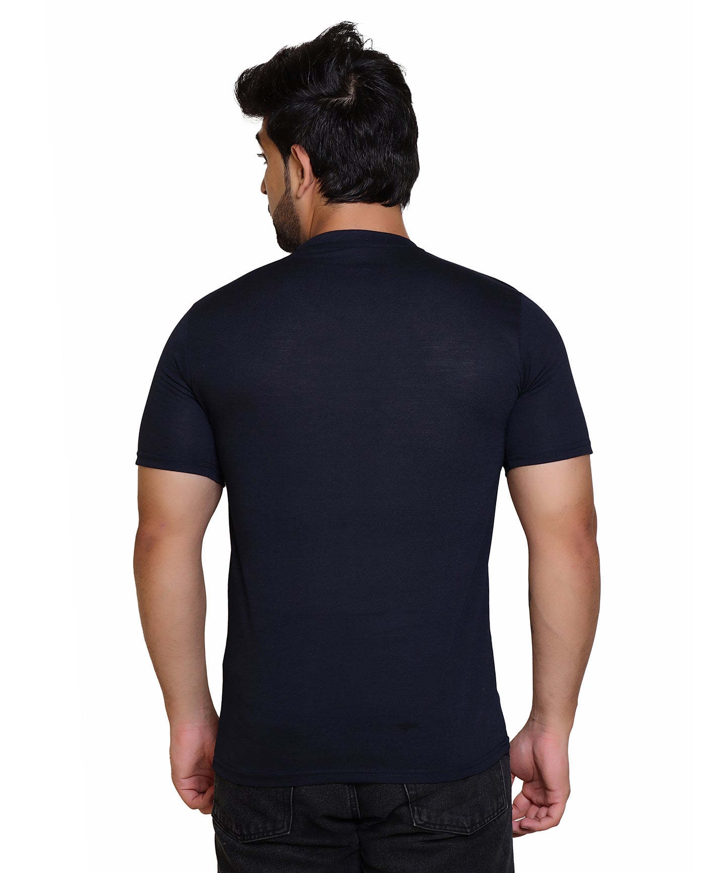 Men Go With The Choice Cotton Blend Round Neck Half Sleeves T-Shirt