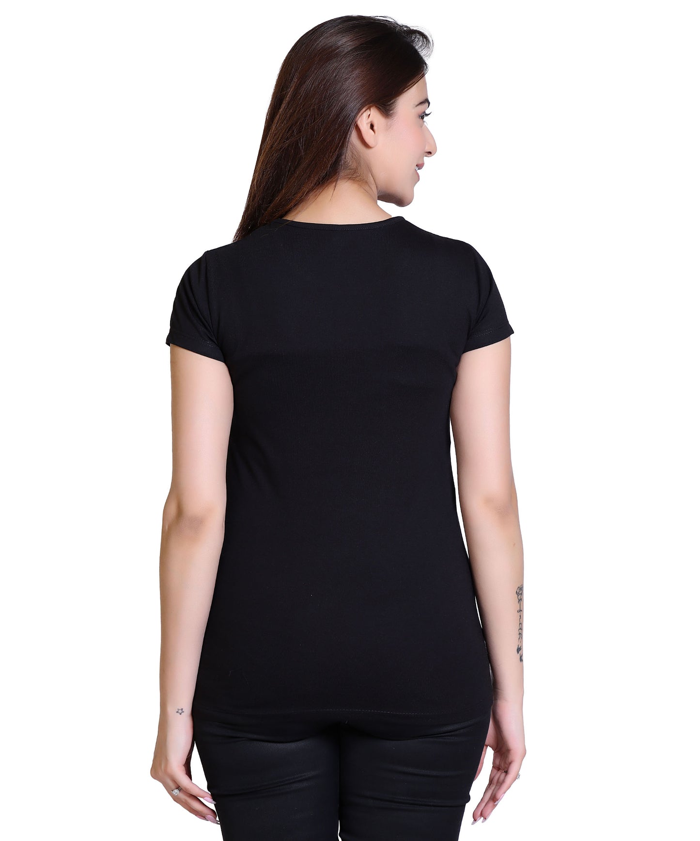 Women Embrace The Change Cotton Blend Round Neck Half Sleeves T-Shirt