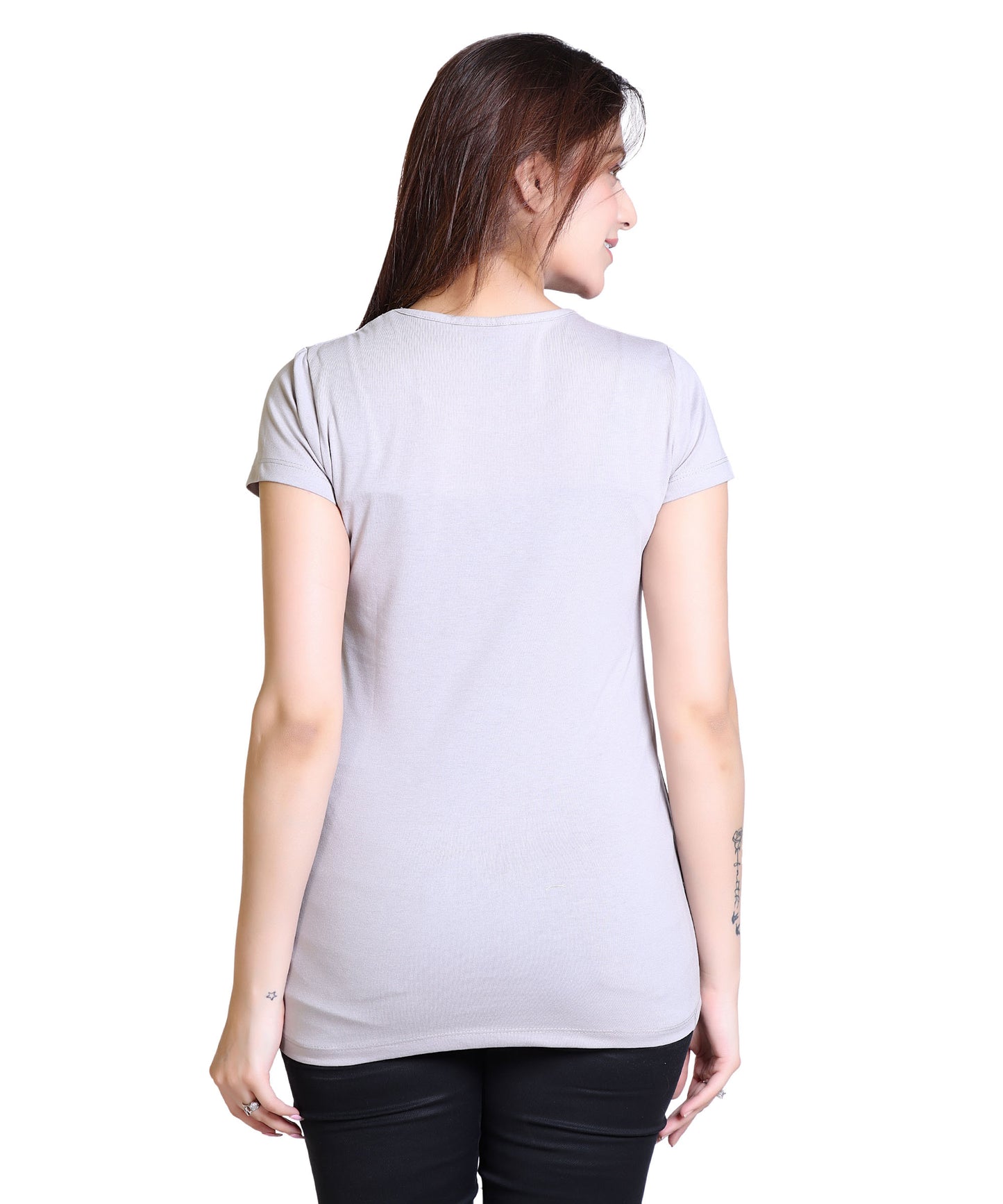 Women Love Always Win Cotton Blend Round Neck Half Sleeves T-Shirt