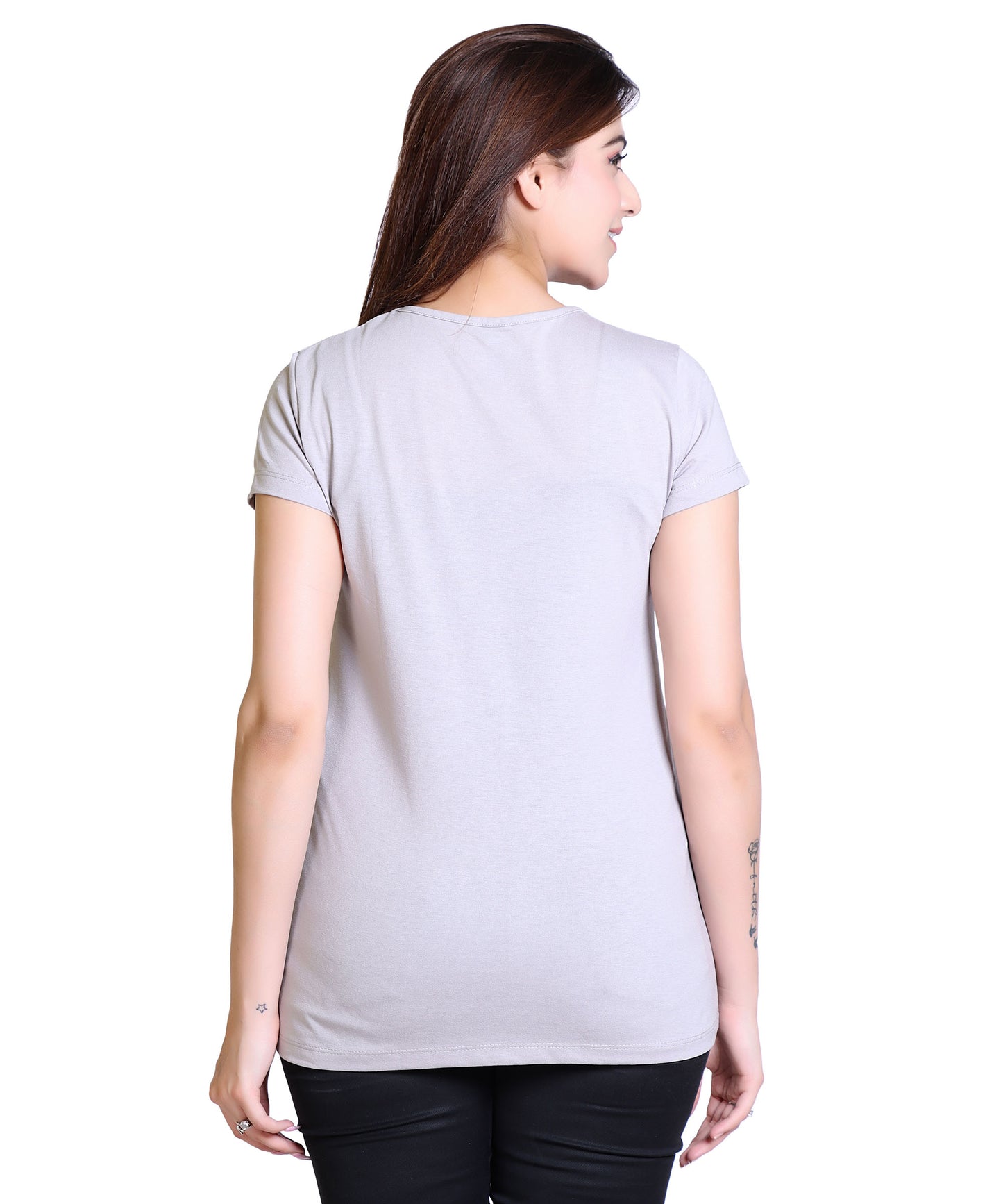 Women Embrace The Change Cotton Blend Round Neck Half Sleeves T-Shirt