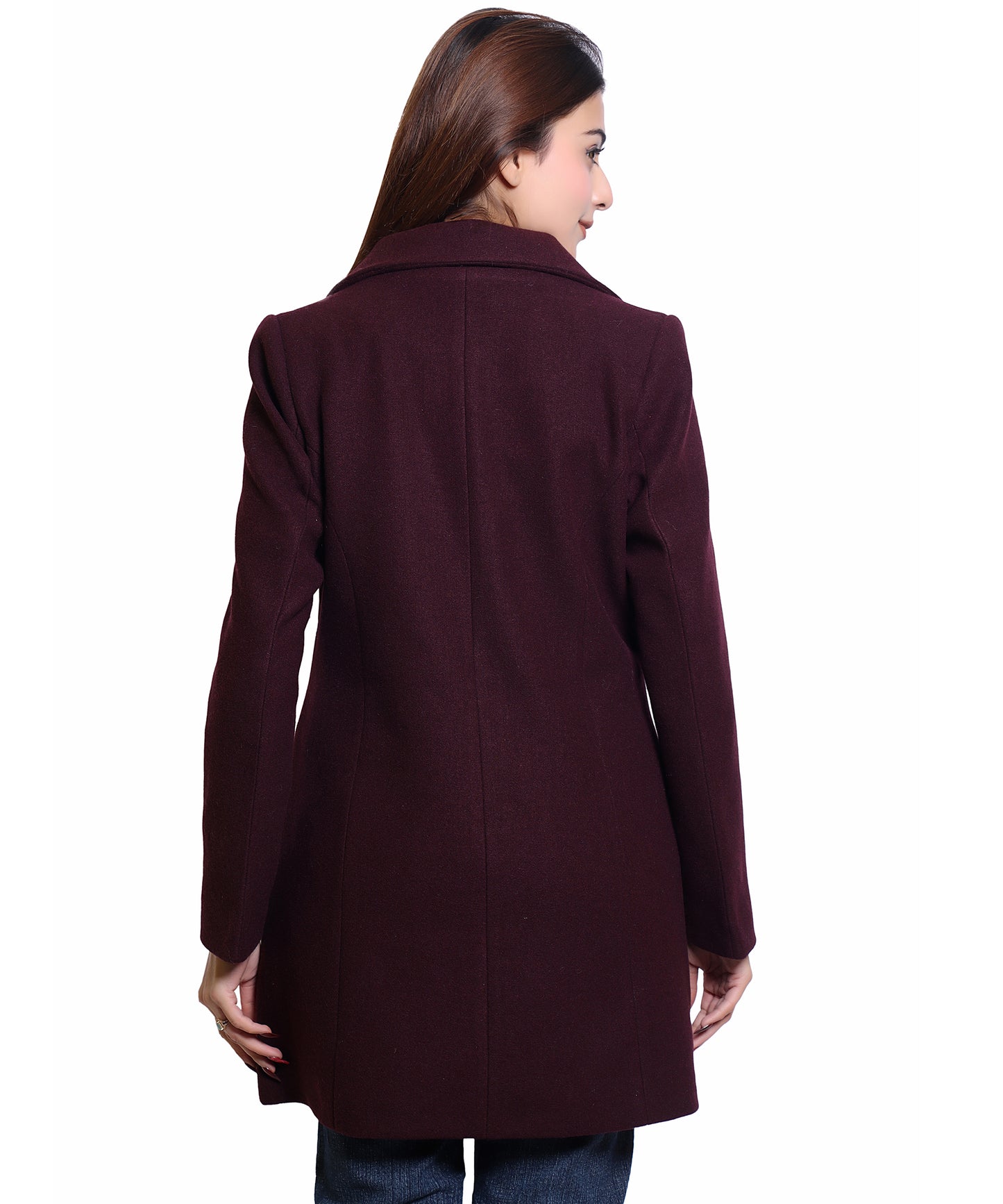 Women Winter Wear Full Sleeve Regular Fit Coat  For Casual Wear