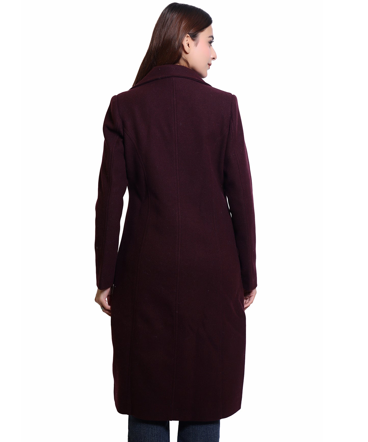 Women Stylish Full Sleeves Classic Winter Long Coat | Formal And Casual Winter Wear