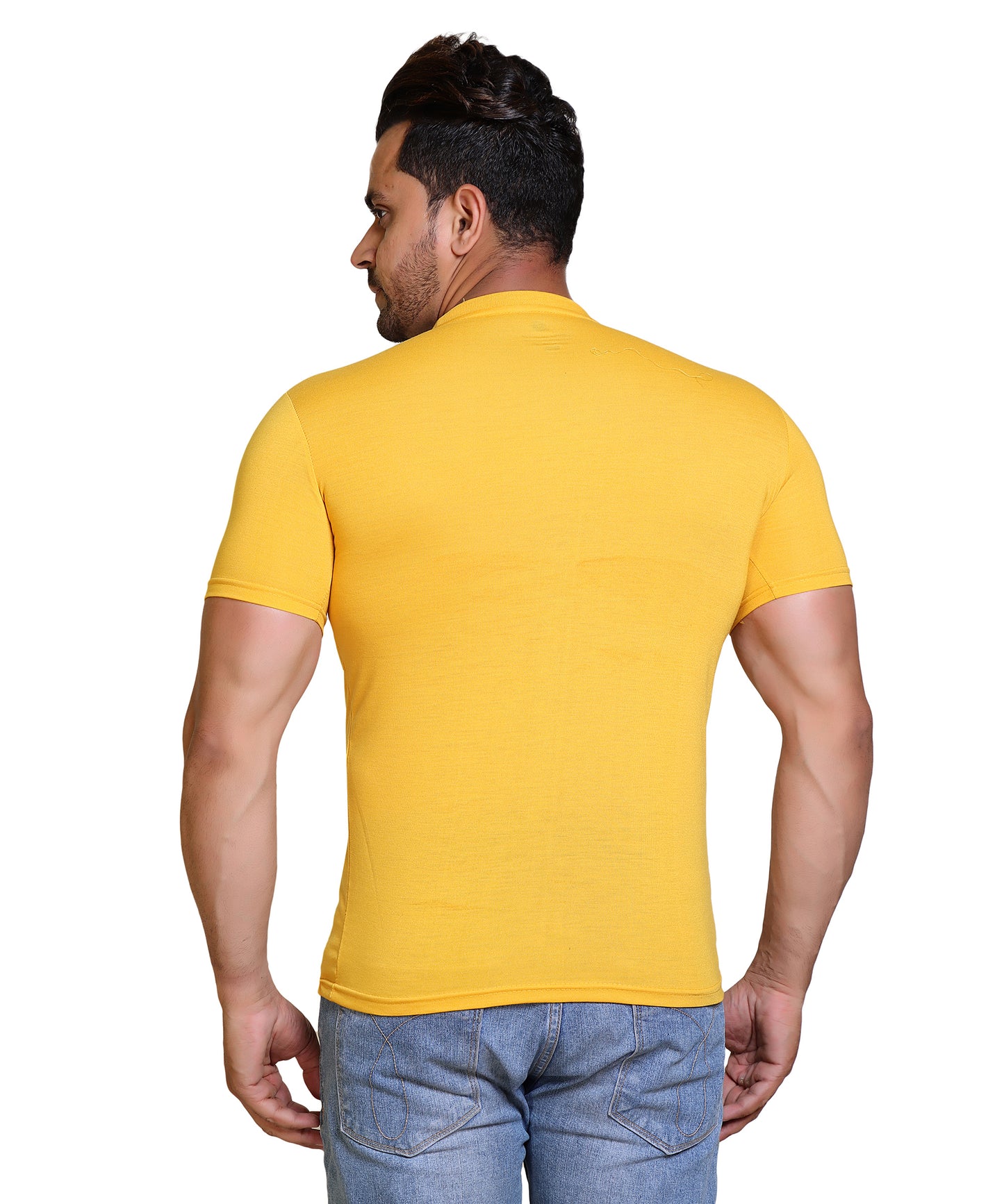 Men It's About Time Cotton Blend Round Neck Half Sleeves T-Shirt