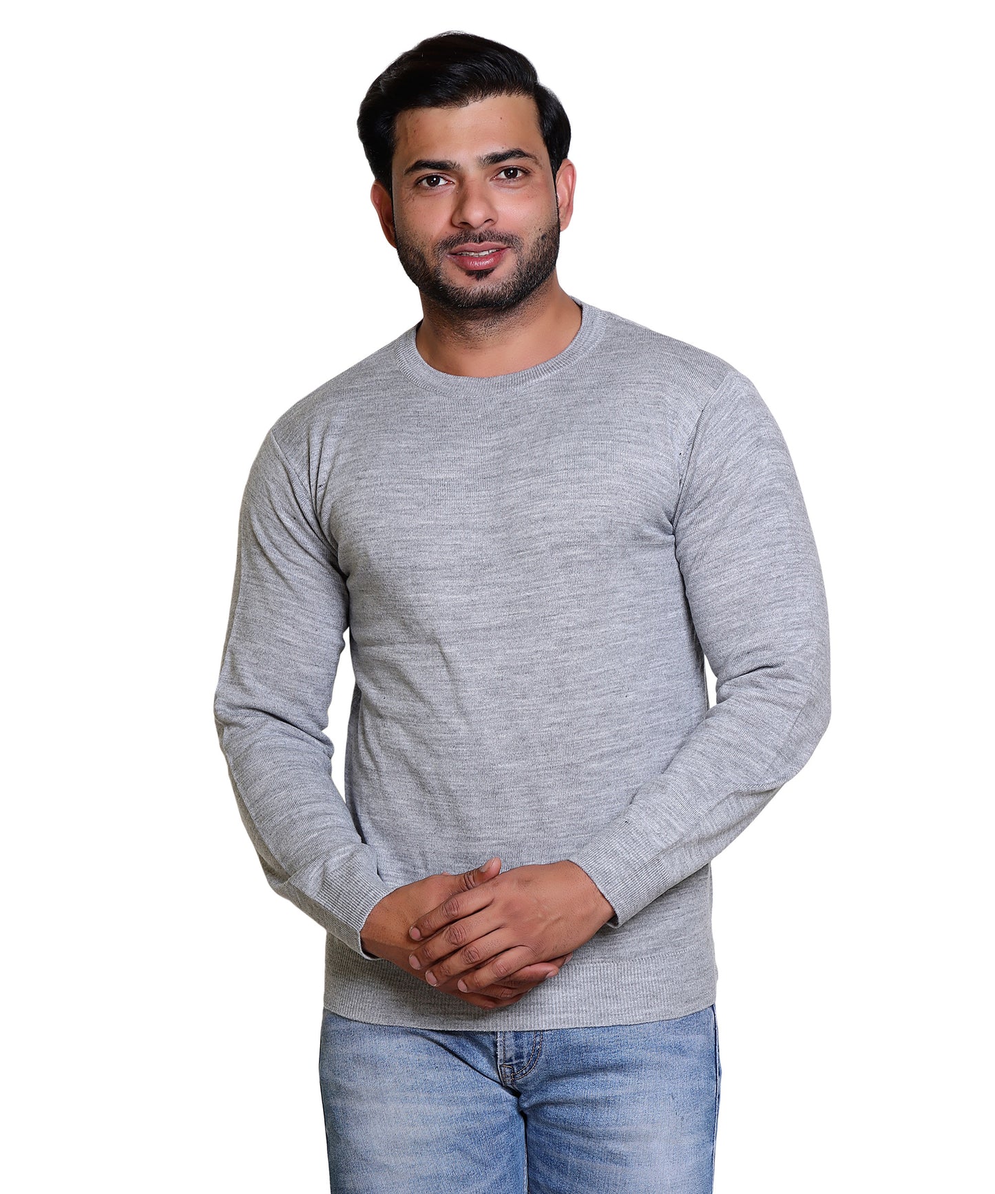 Men Round Neck Full Sleeves Sweater | 100% Acrylic Men Pullovers and Cardigans