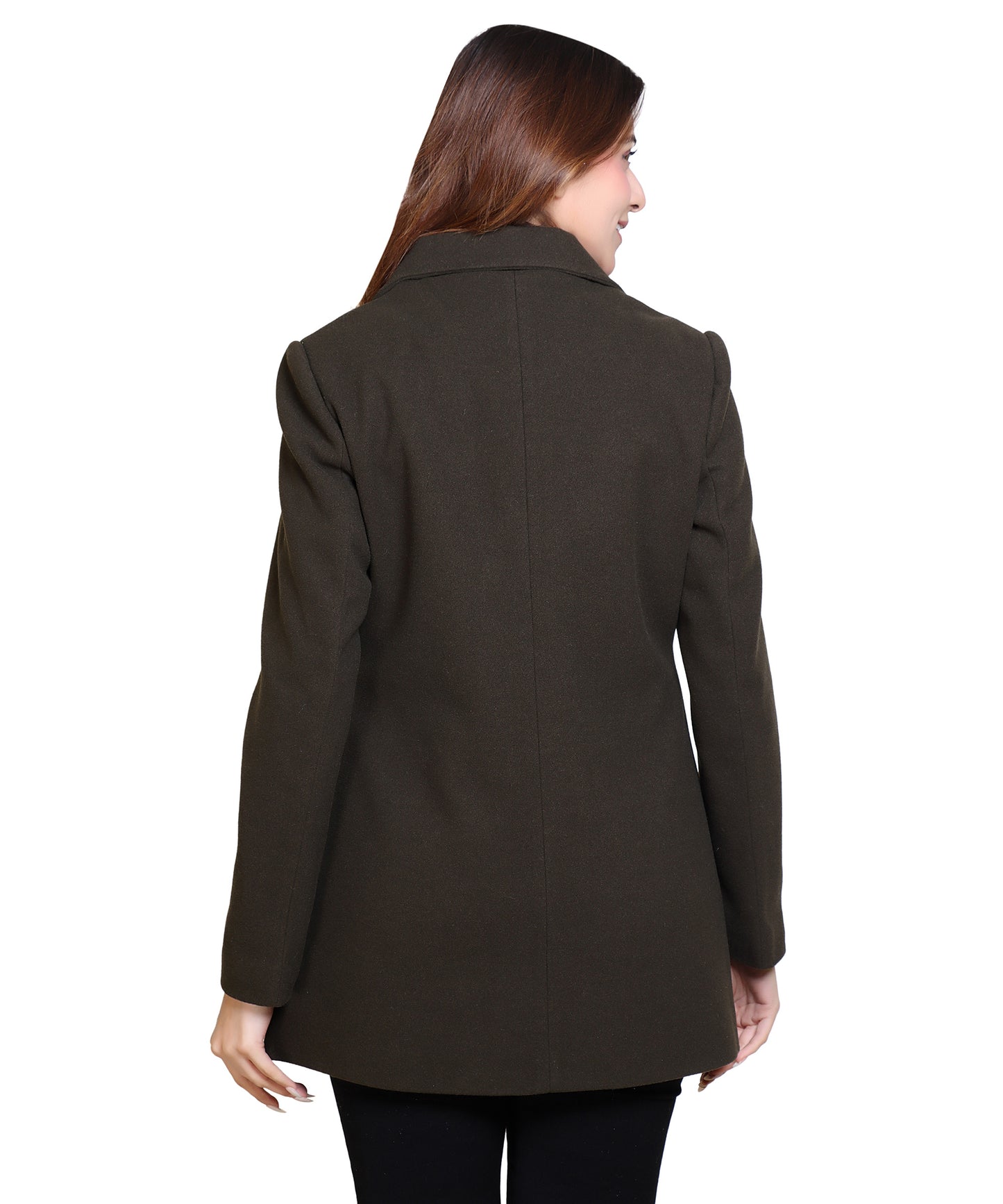 Women’s Winter Wear Coat Regular Fit For Casual Wear | Collared Neck Full Sleeve