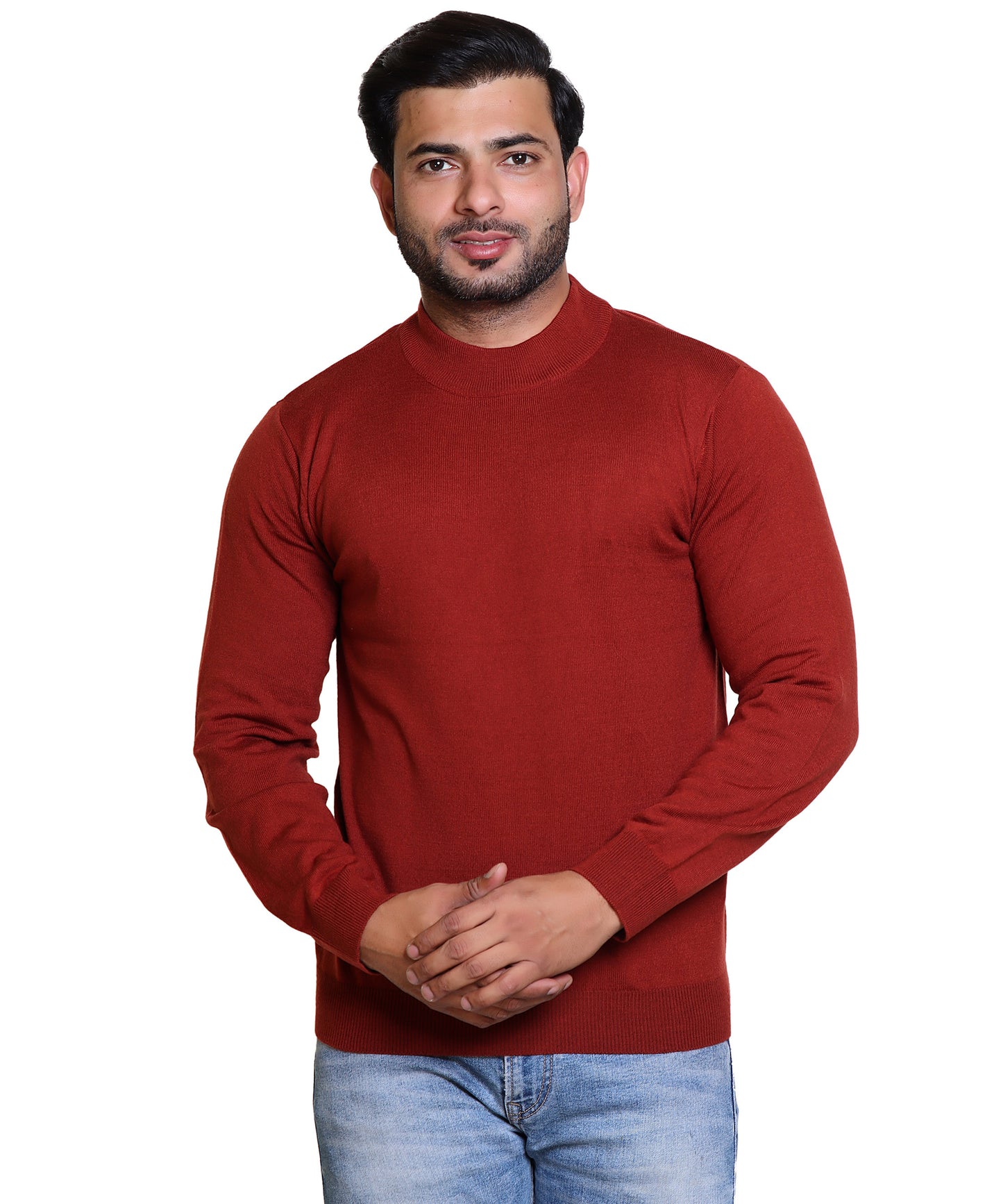 Men Round Neck Full Sleeves Sweater | 100% Acrylic Men Pullovers and Cardigans