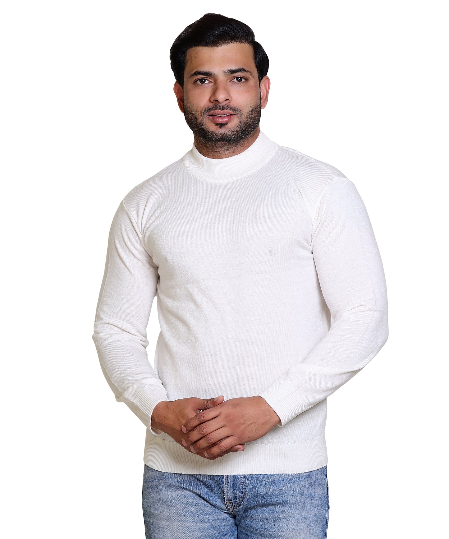 Men Round Neck Full Sleeves Sweater | 100% Acrylic Men Pullovers and Cardigans