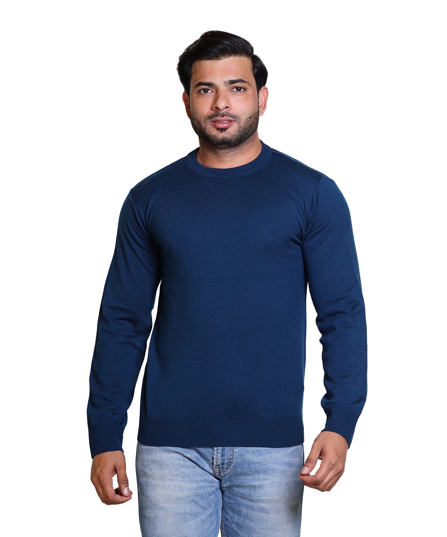 Men Round Neck Full Sleeves Sweater | 100% Acrylic Men Pullovers and Cardigans