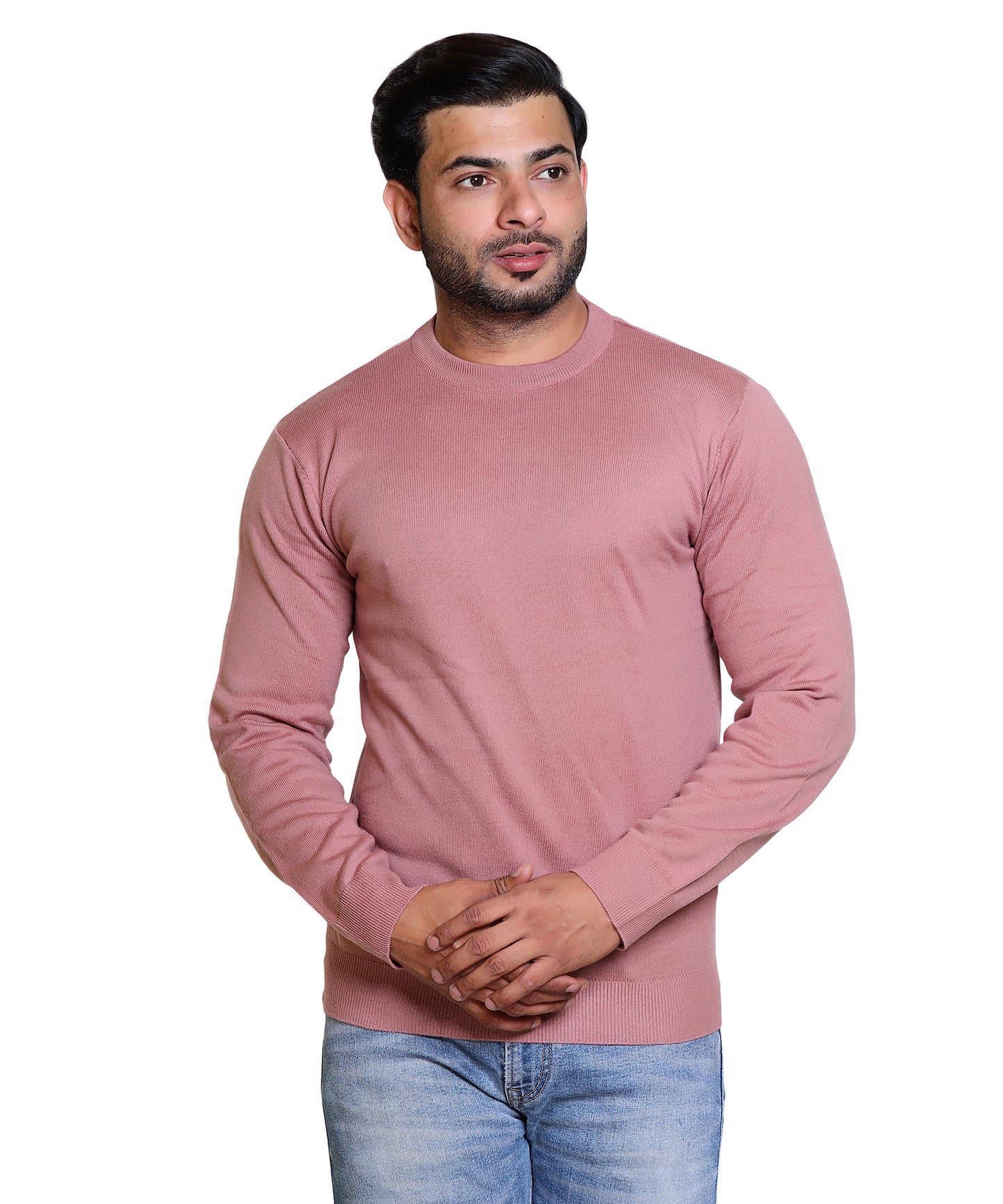 Men Round Neck Full Sleeves Sweater | 100% Acrylic Men Pullovers and Cardigans